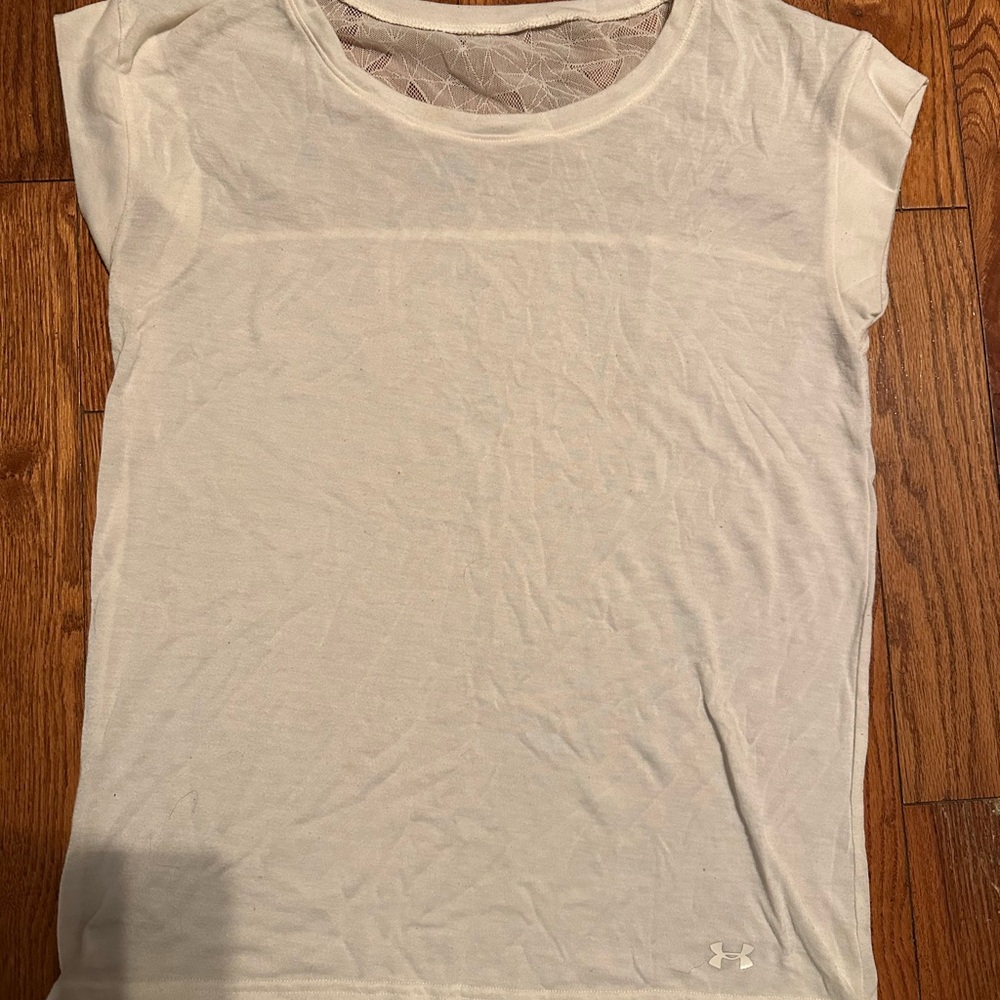 Under Armour Women's Cream Short Sleeve Tee